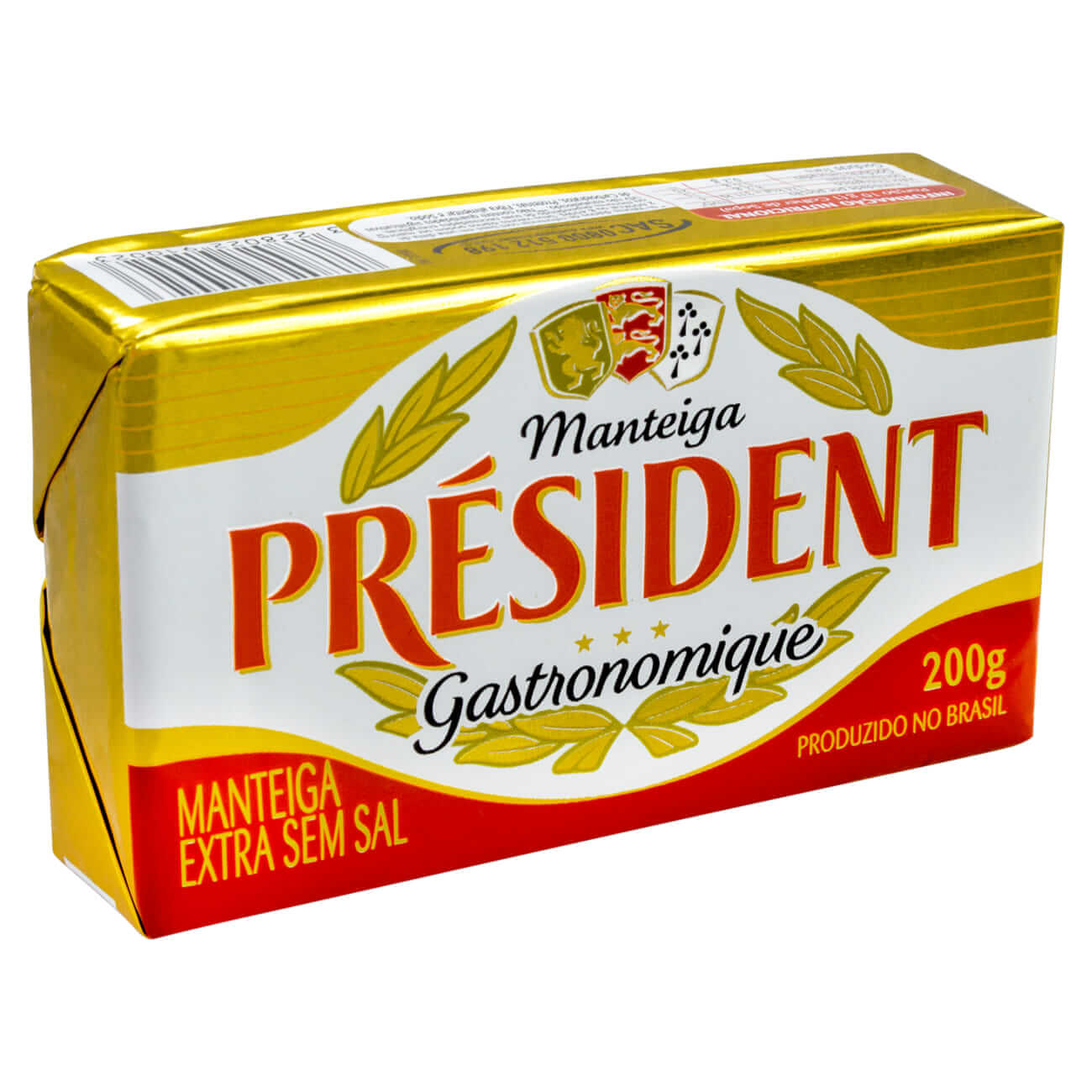 Manteiga Extra sem Sal Prsident Gastronomique 200g