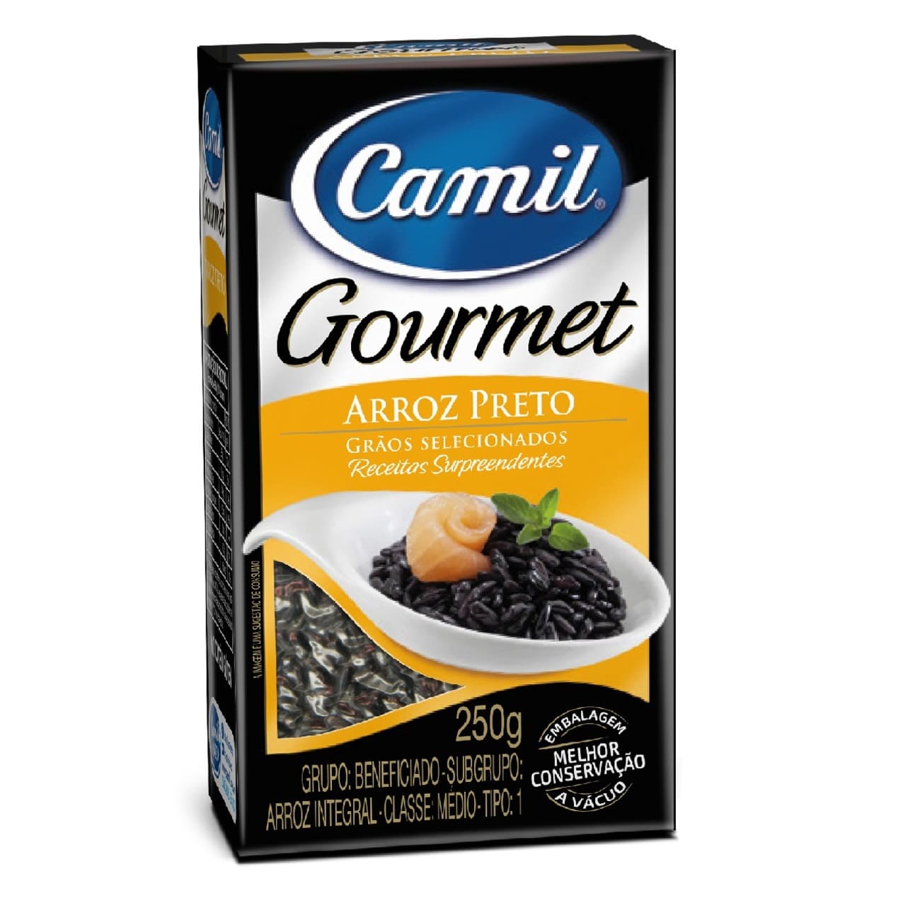 Arroz Camil Preto Gourmet 250g
