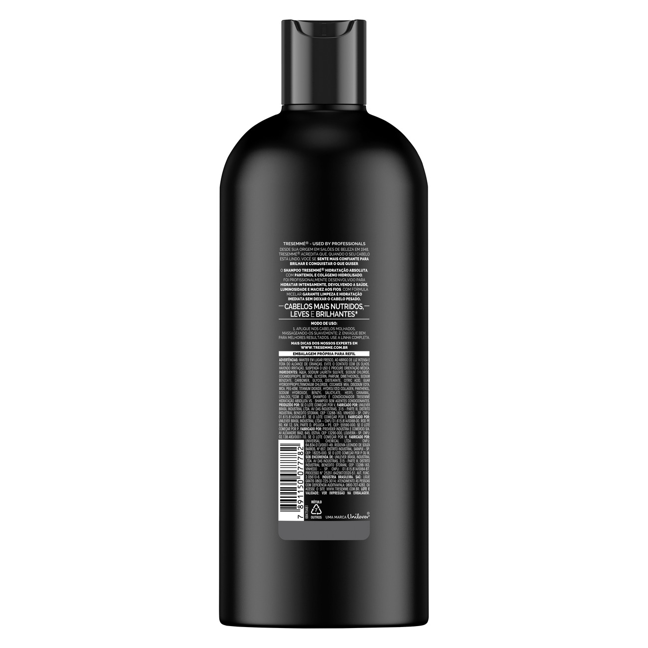 Shampoo TRESemm Hidratao Absoluta Refil 750mL
