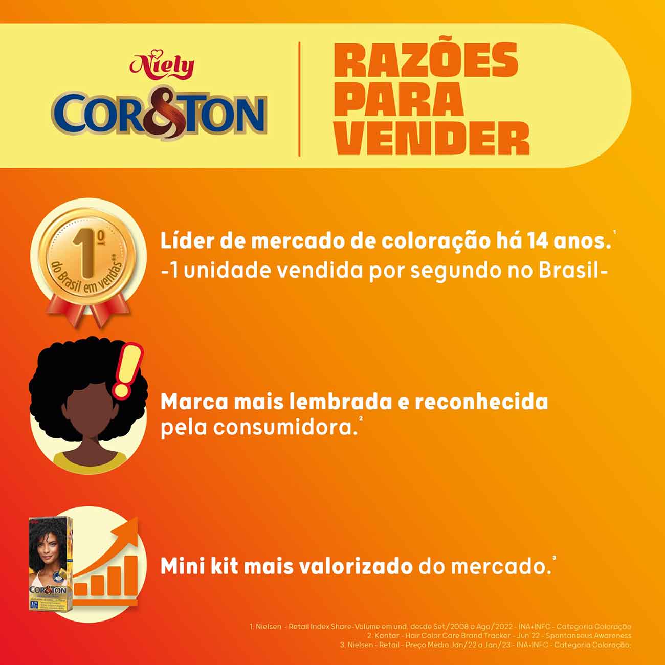 Colorao Niely Cor&Ton Marrom Acobreado 5.74