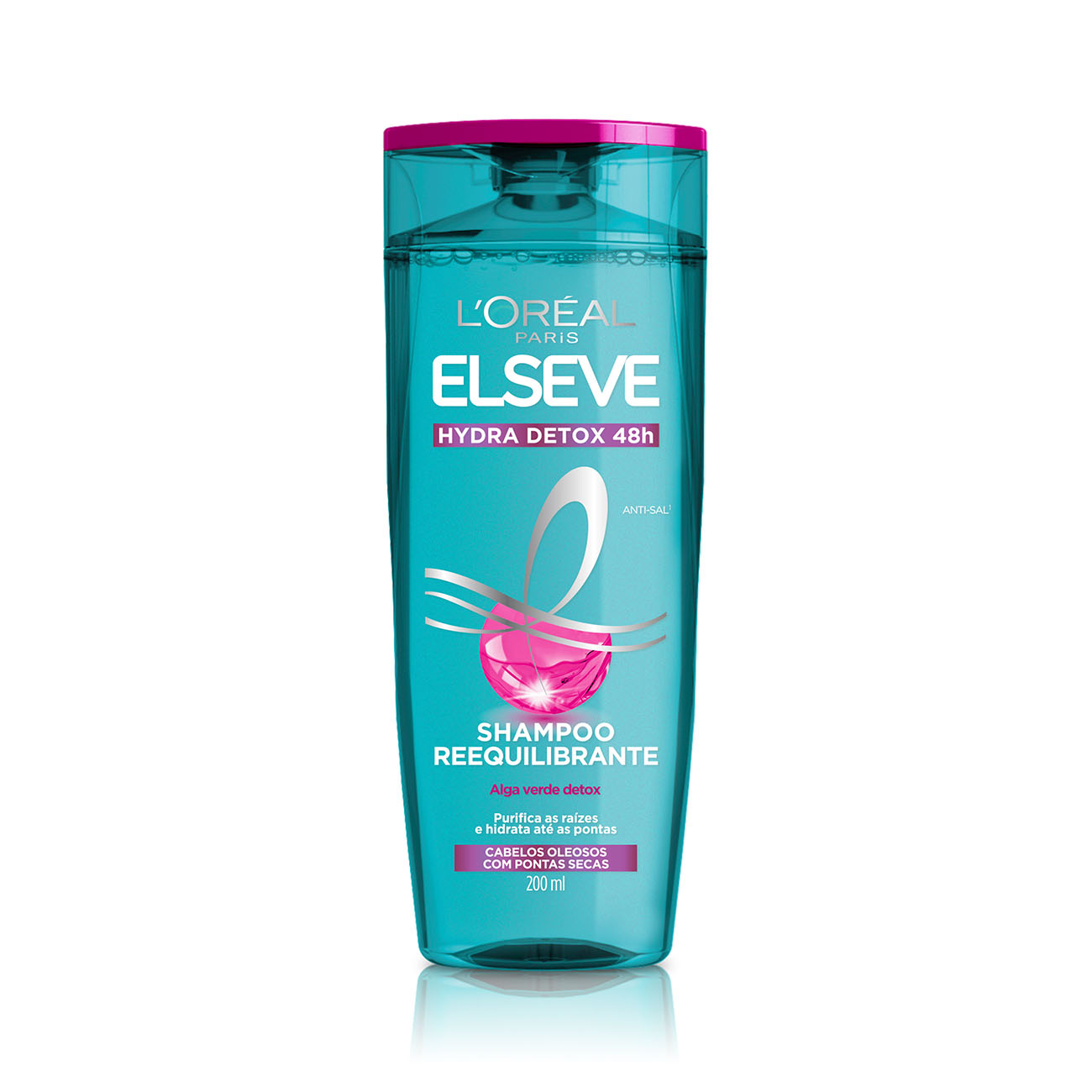 Shampoo Elseve Hydra-Detox Anti-Oleosidade 200mL