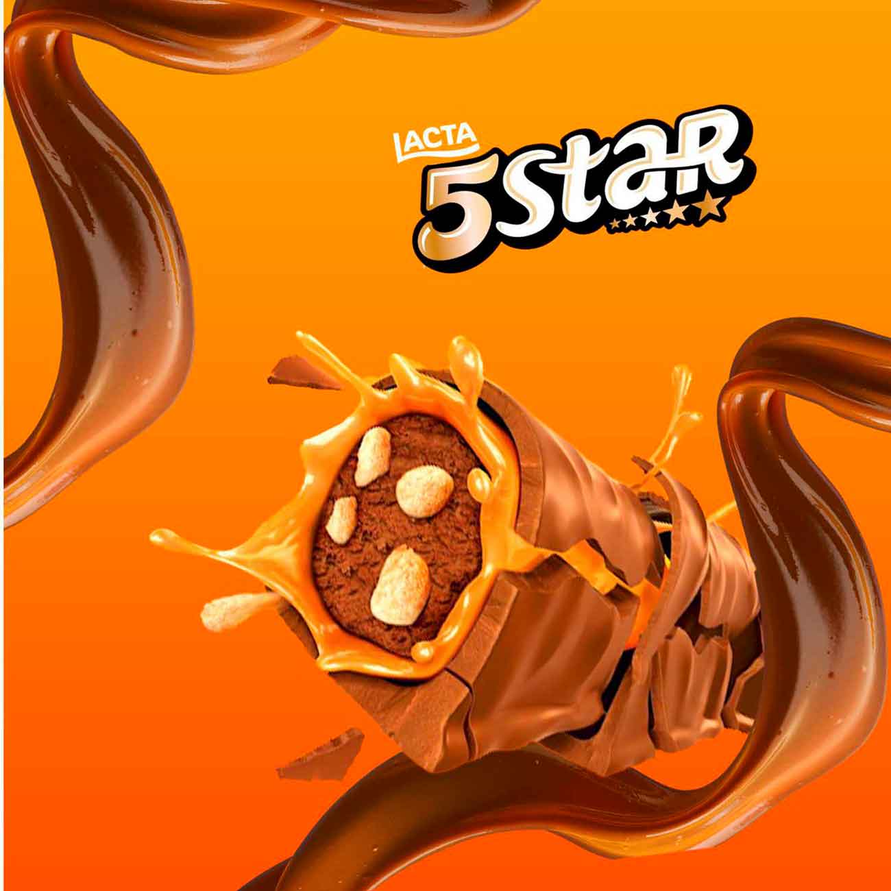 Chocolate 5 Star Display com 18 Unidades de 40g