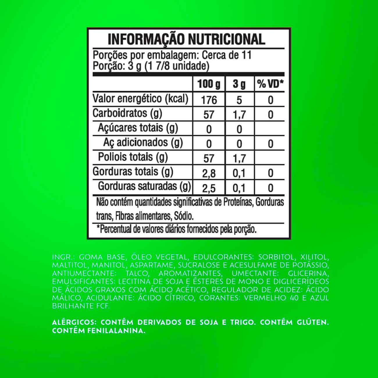 Chiclete Trident Morango 32g - Pacote com 4 Embalagens