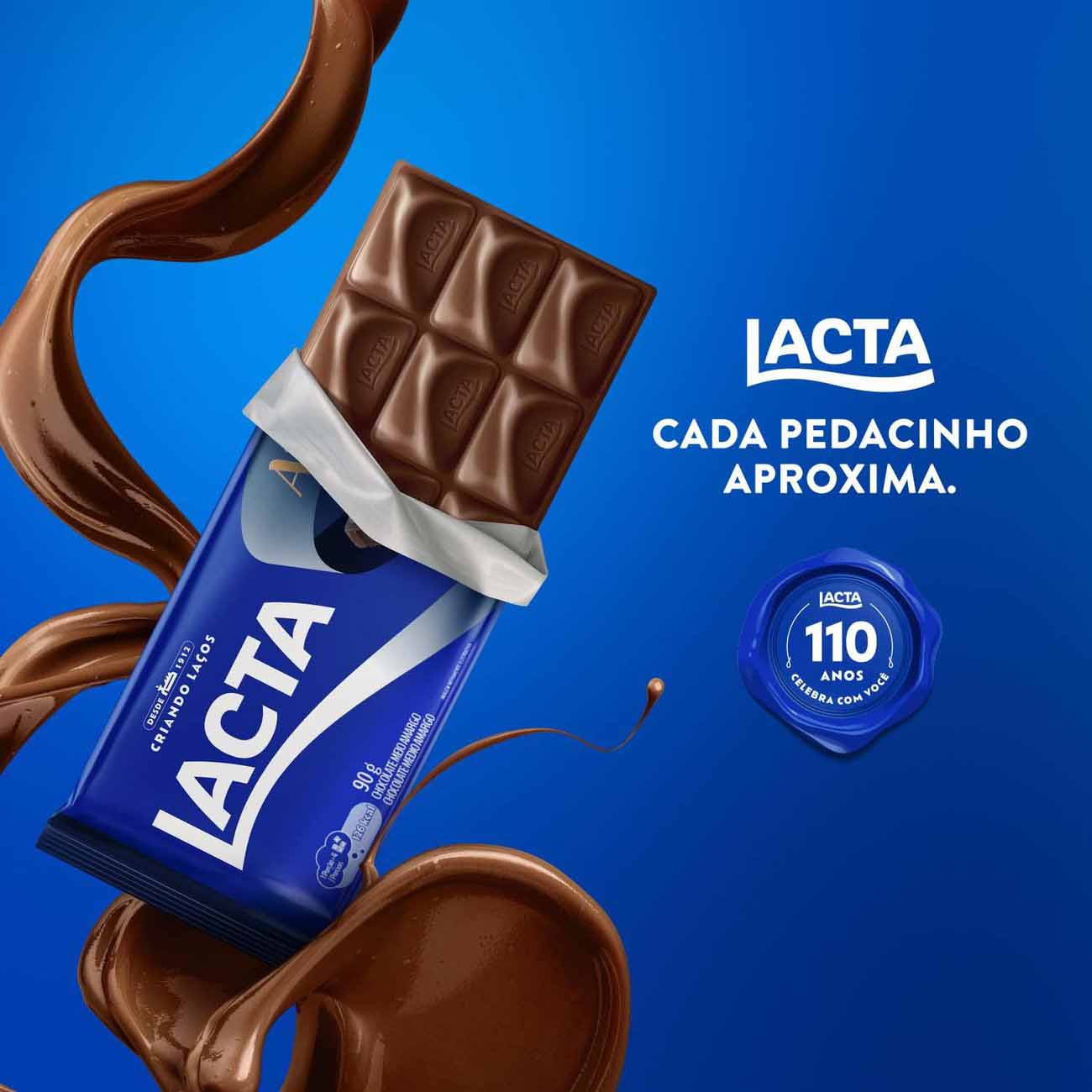 Chocolate Meio Amargo Amaro 40% cacau 90gr