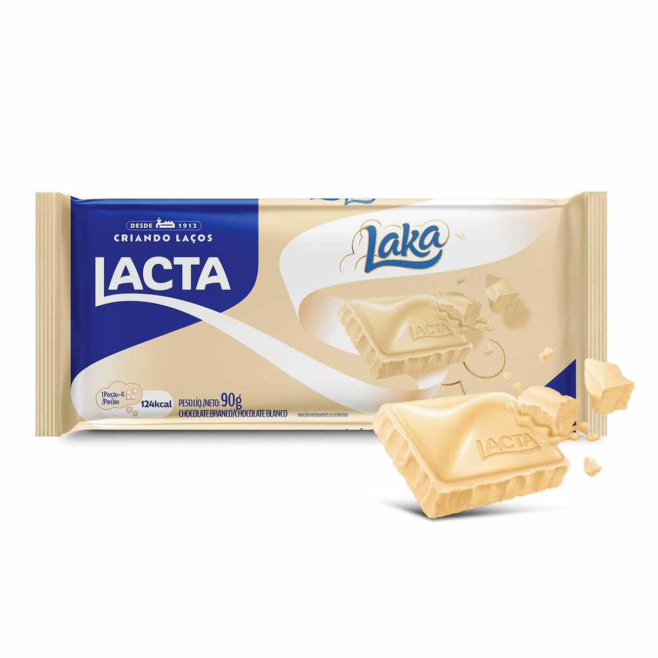 Chocolate Branco Lacta Laka 90gr