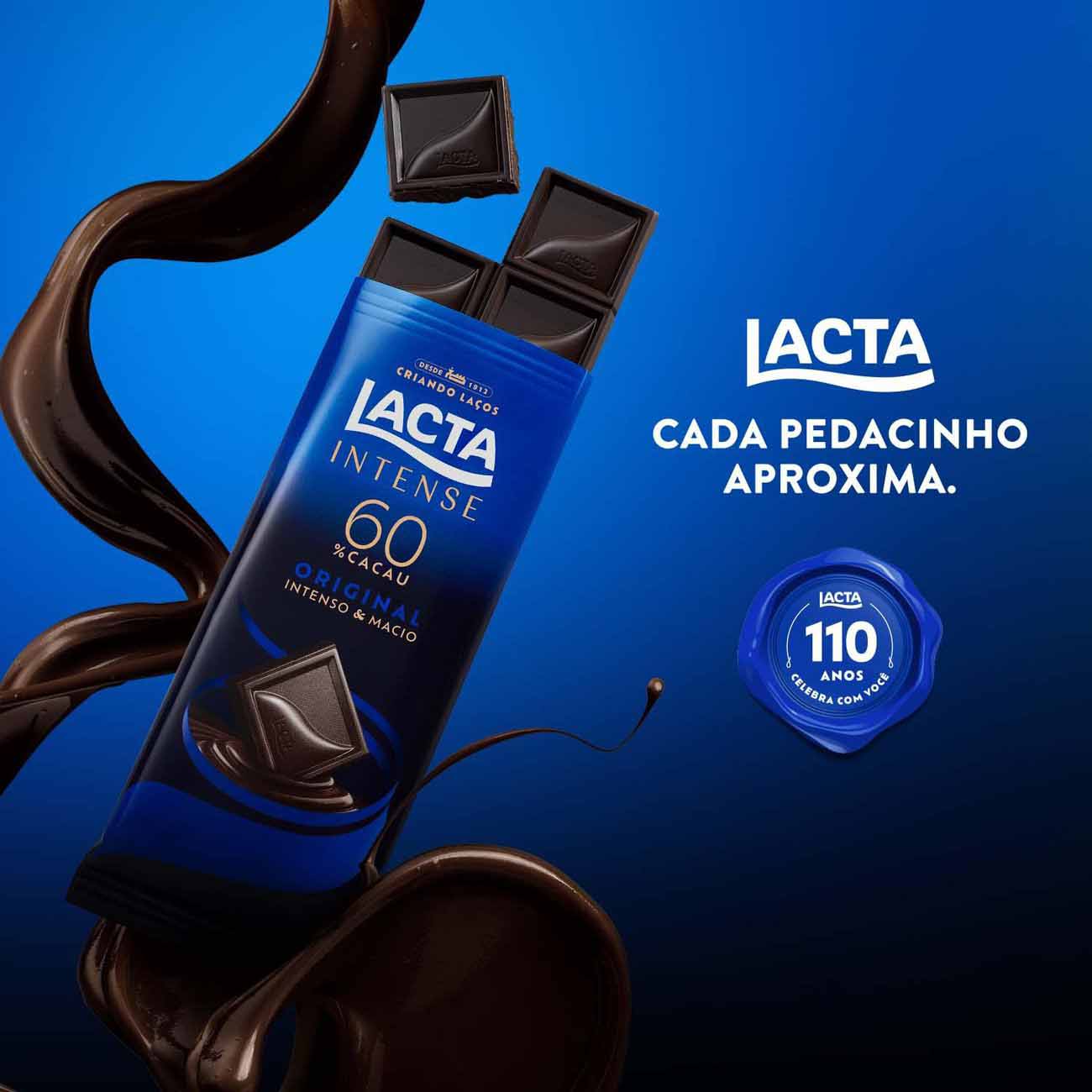 Chocolate Lacta Intense Amargo 60% Cacau Original 85g