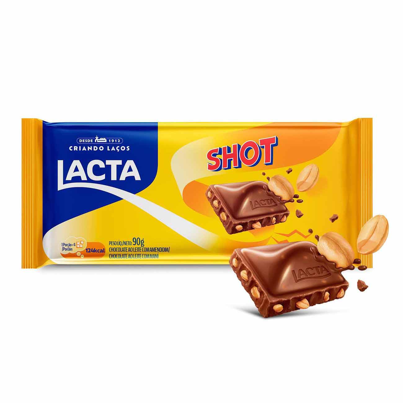 Chocolate Lacta Shot 90gr