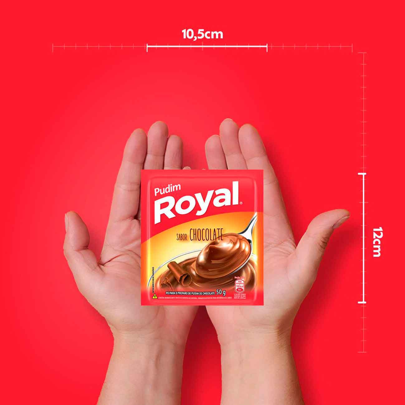 Pudim em P Royal Chocolate com 12 Unidades de 50g