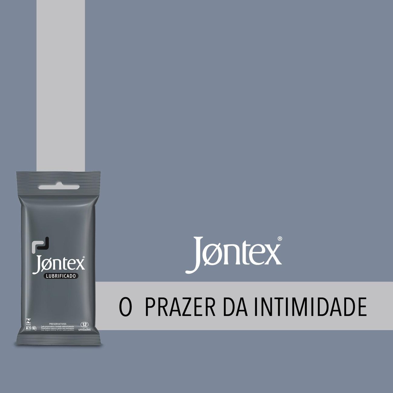 Preservativo Camisinha Jontex Lubrificado - 12 Unidades