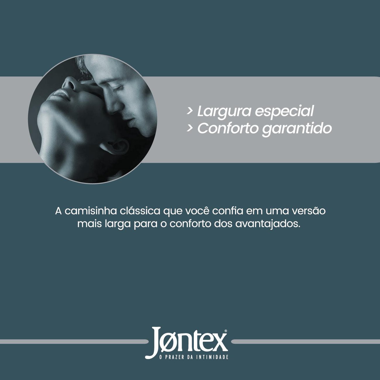Preservativo Camisinha Jontex Lubrificado XL - 3 Unidades