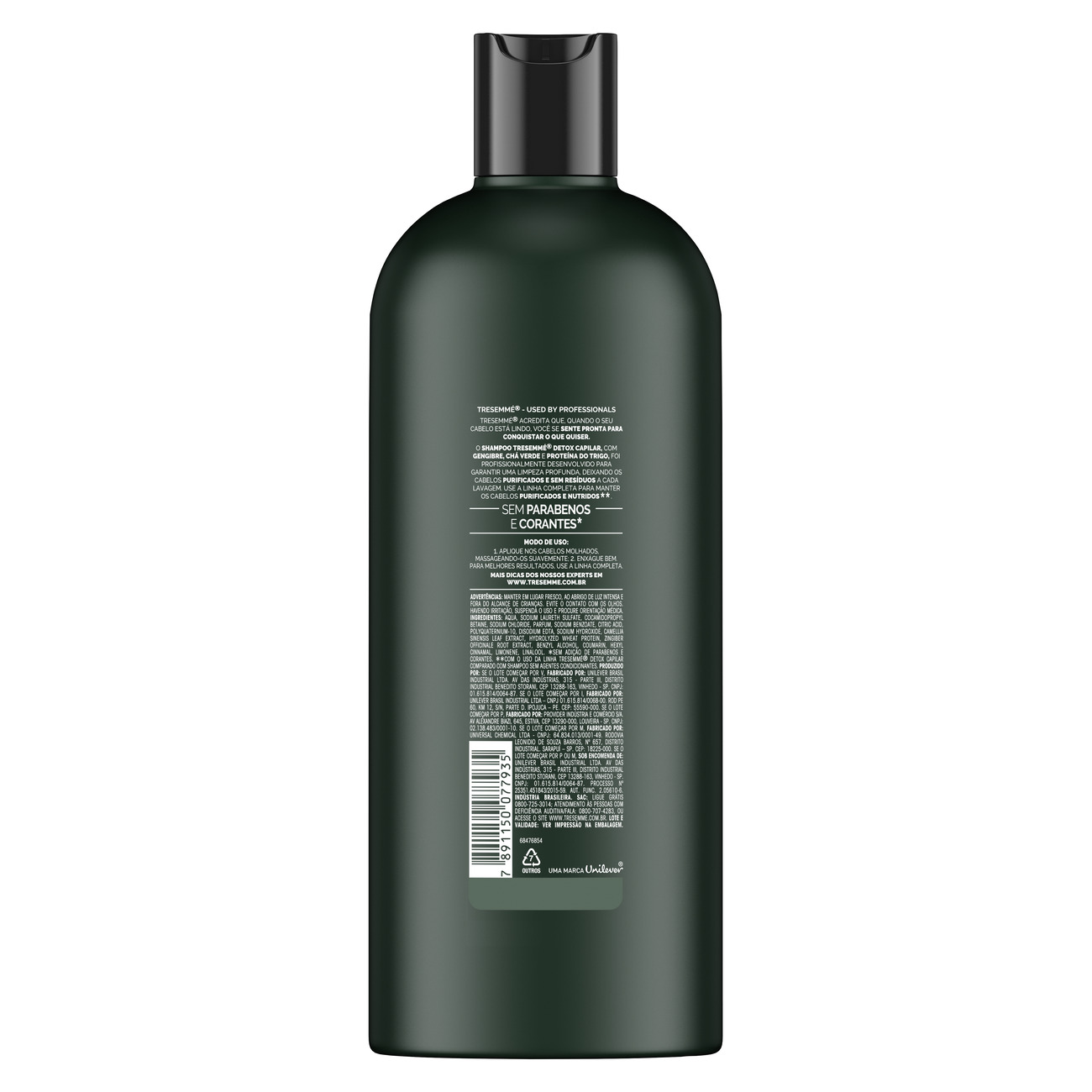 Shampoo Tresemm Detox Capilar Frasco 670mL