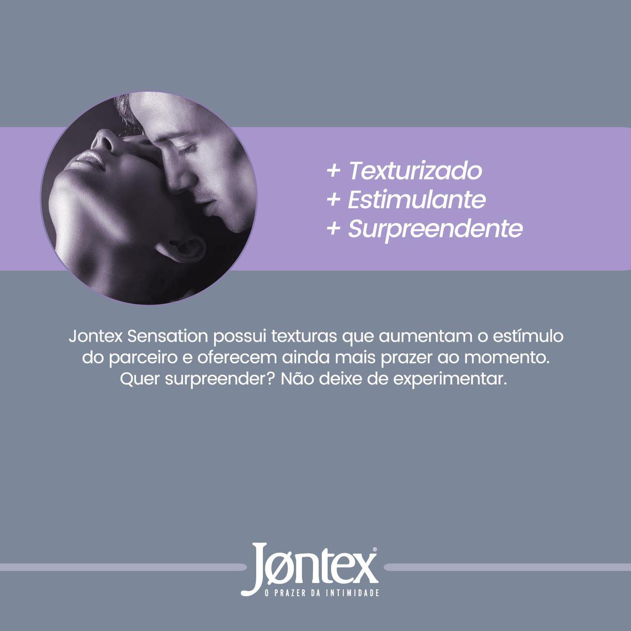 Preservativo Camisinha Jontex Texturizado - 6 Unidades