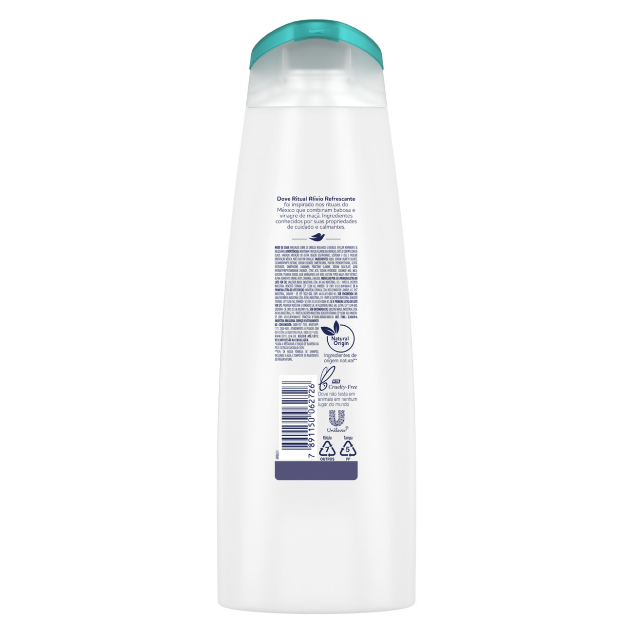 Shampoo Anticaspa Dove Nutritive Secrets Ritual Alvio Refrescante 400mL