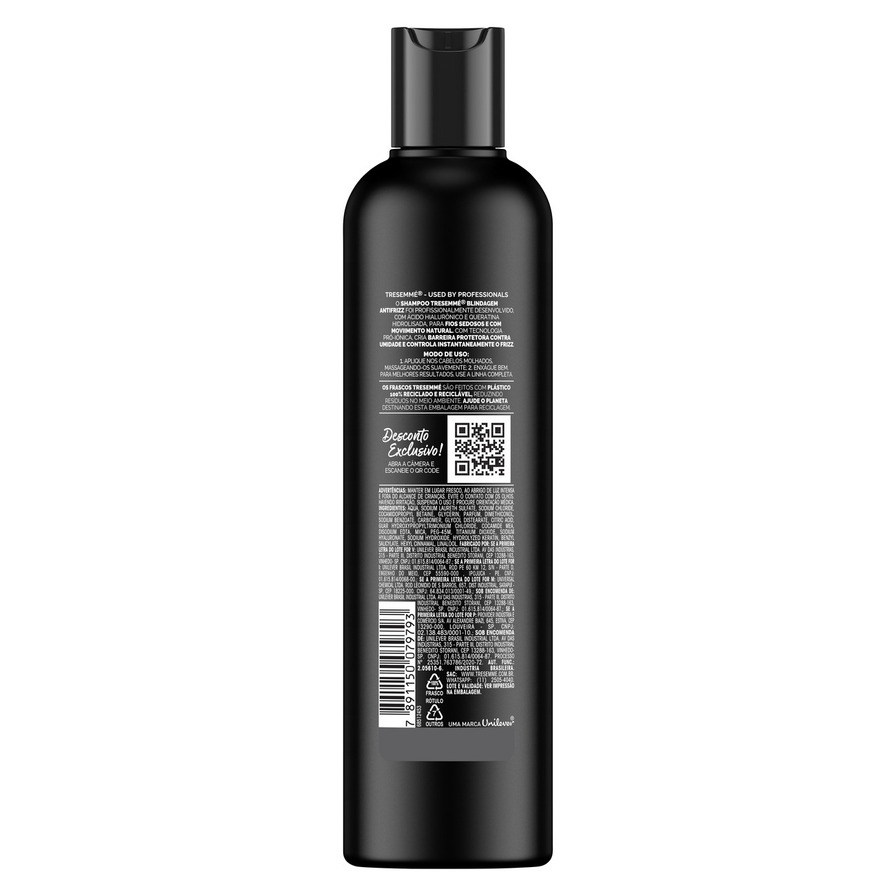 Shampoo Tresemm Blindagem Antifrizz 400ml