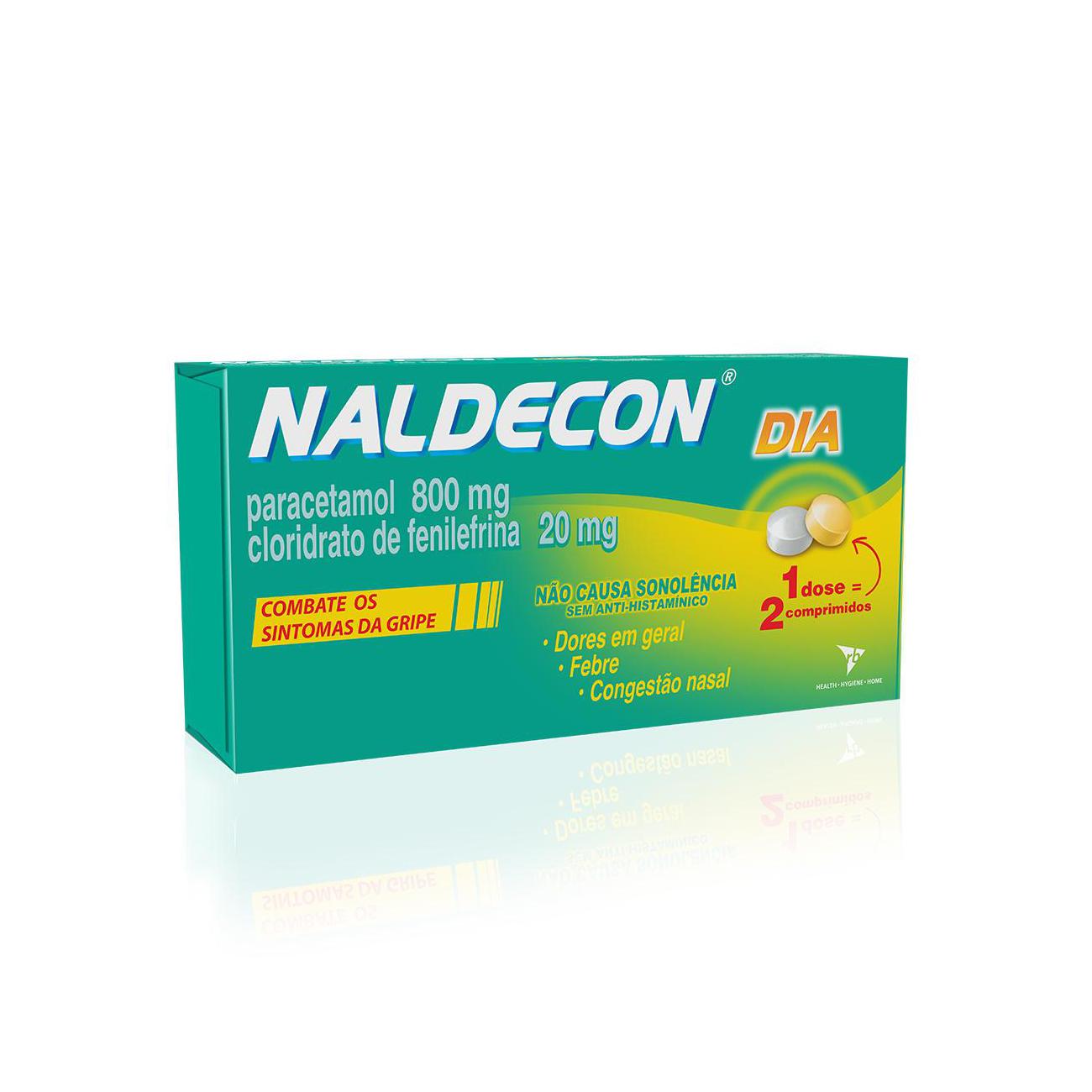 Antigripal Naldecon Dia - Caixa 24 Comprimidos