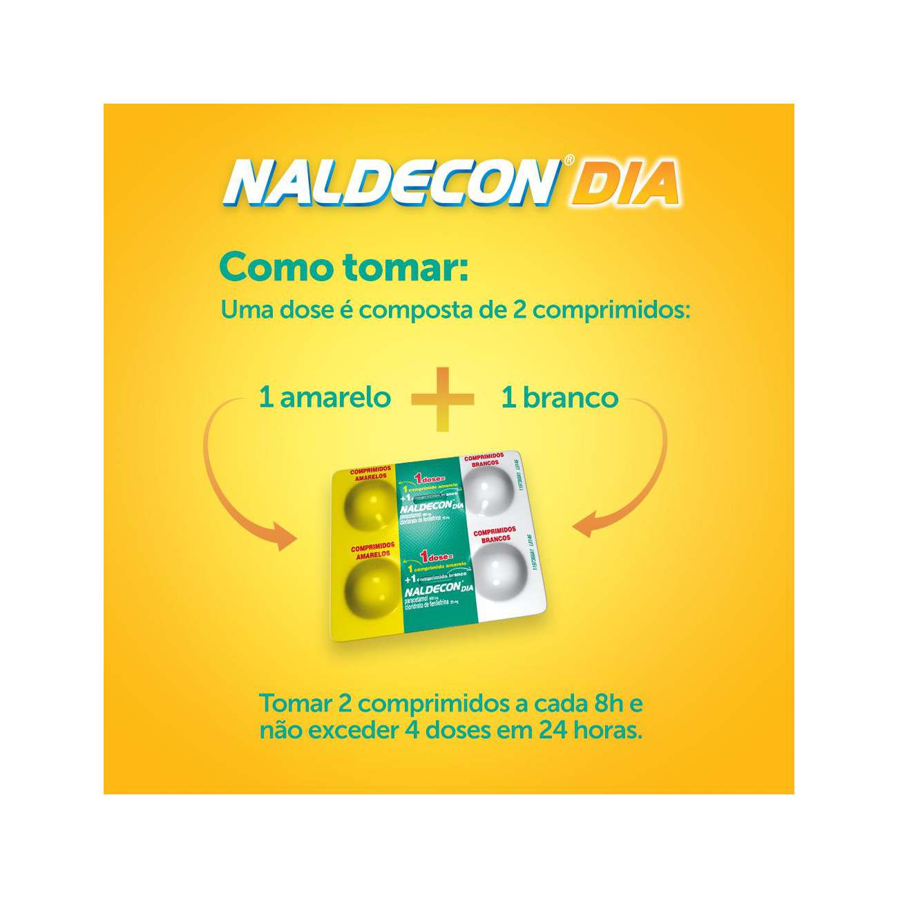 Antigripal Naldecon Dia - Blster 4 Comprimidos