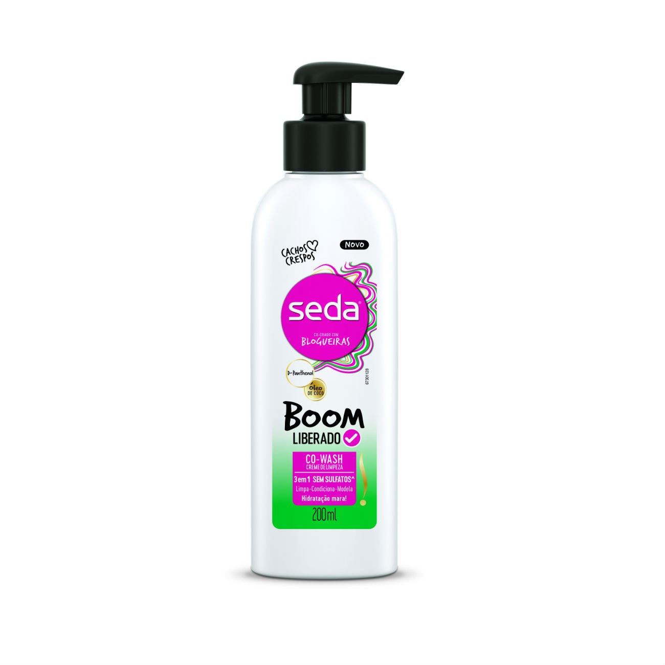 Creme de Limpeza Co-Wash Seda Boom 200 ml