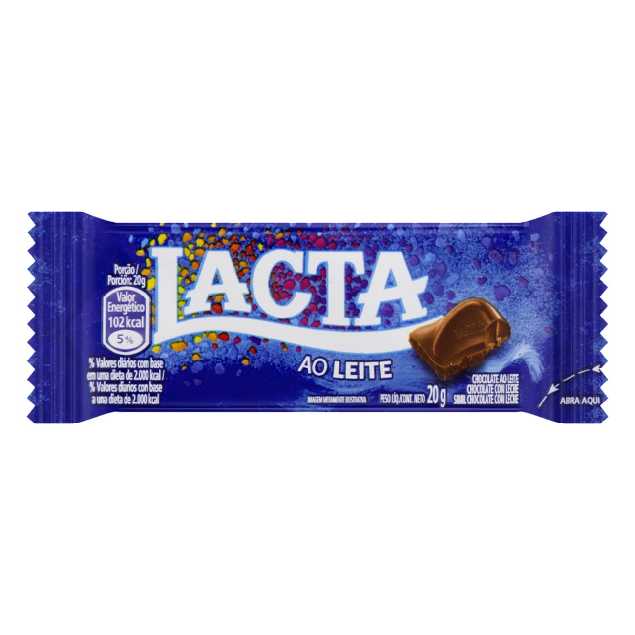 Chocolate Lacta Ao Leite 20g