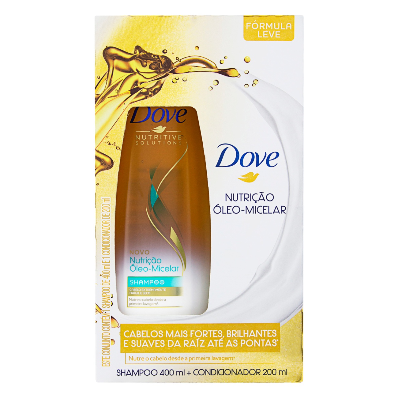 Oferta Shampoo Dove Óleo Micelar 400ml + Condicionador 200ml