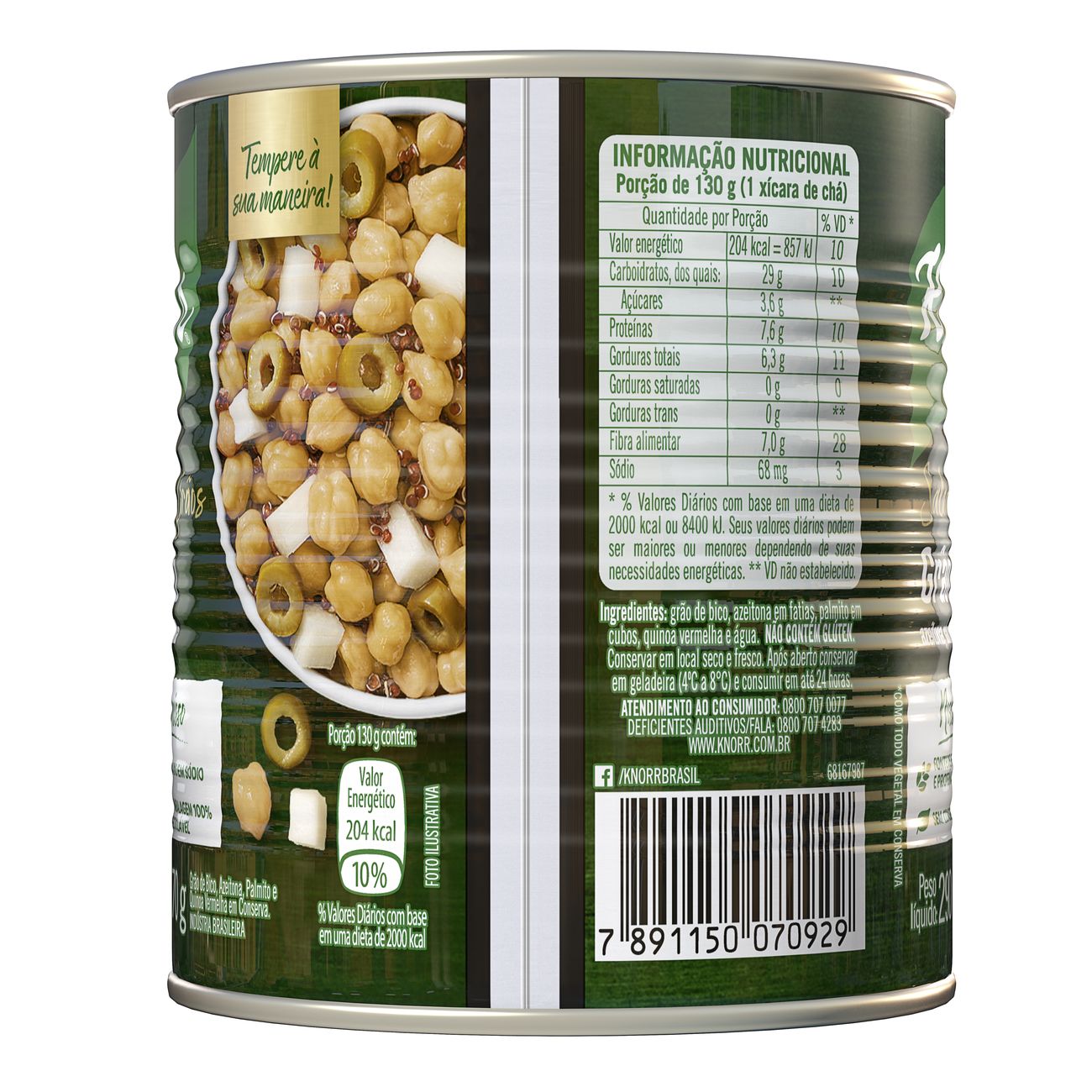 Conserva Knorr Mix Gro de Bico 170g