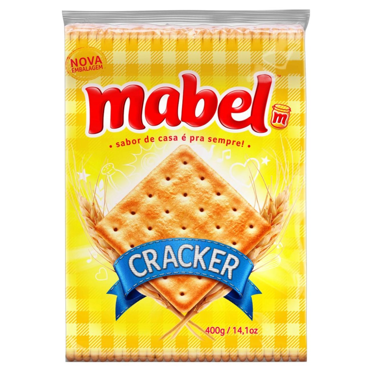 Biscoito Cream Cracker Mabel Pacote 400g