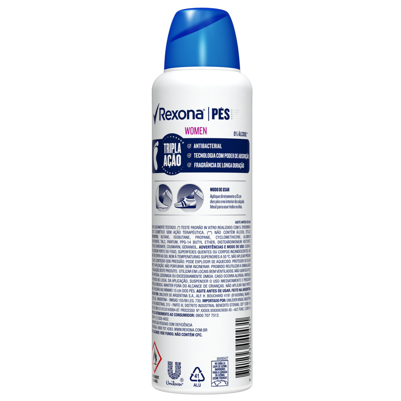 Desodorante Aerossol para os Ps Rexona Women 153mL