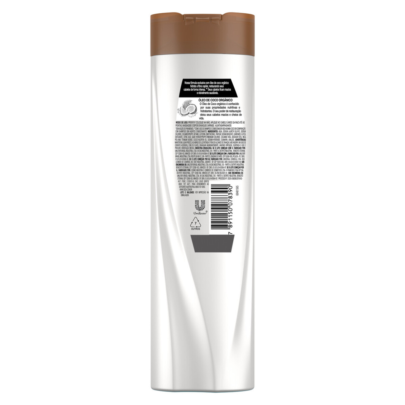 Shampoo Seda Recarga Natural Bomba Coco 425mL