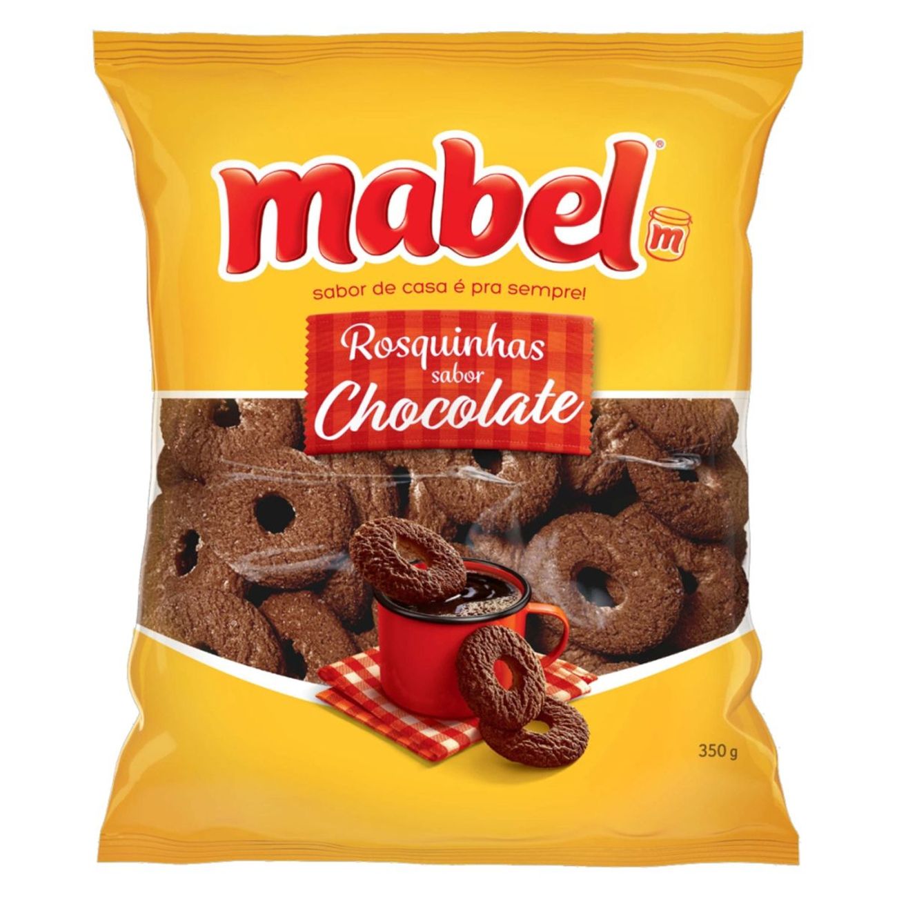 Biscoito Rosquinha Chocolate Mabel Pacote 350g