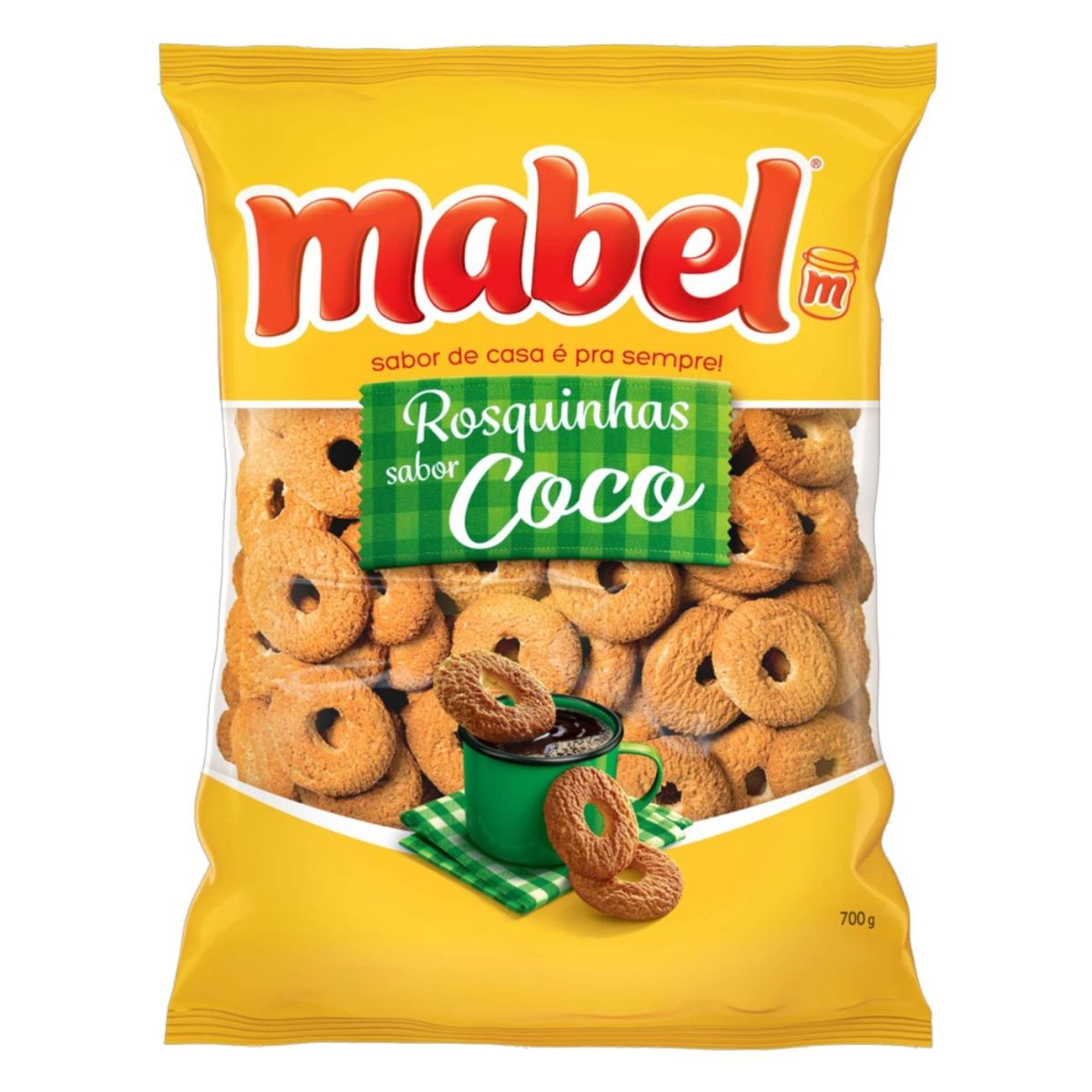 Biscoito Rosquinha Coco Mabel Pacote 700g