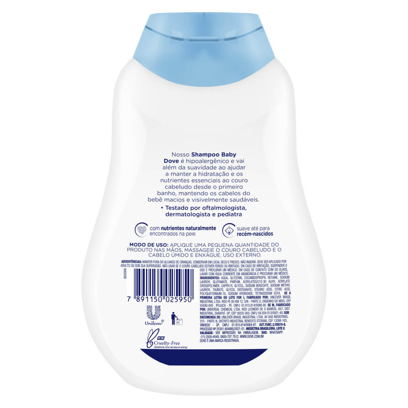 Shampoo Dove Hidratação Enriquecida 400mL
