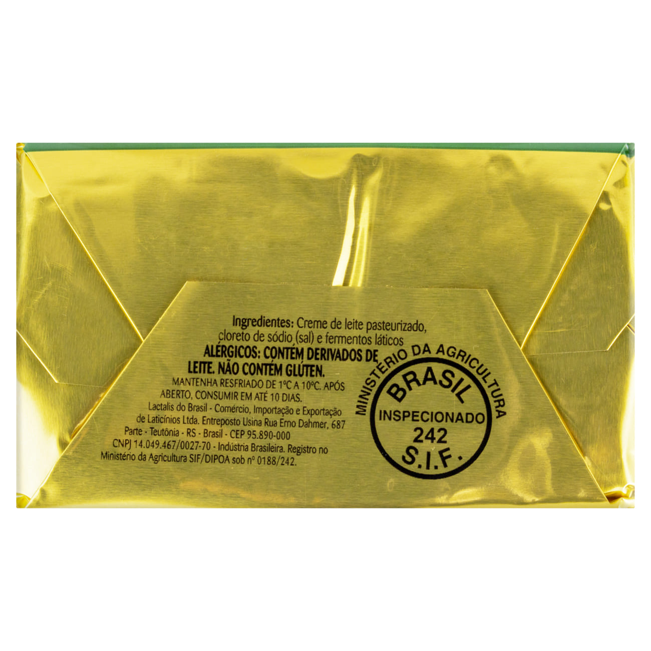 Manteiga Extra com Sal Prsident Gastronomique 200g