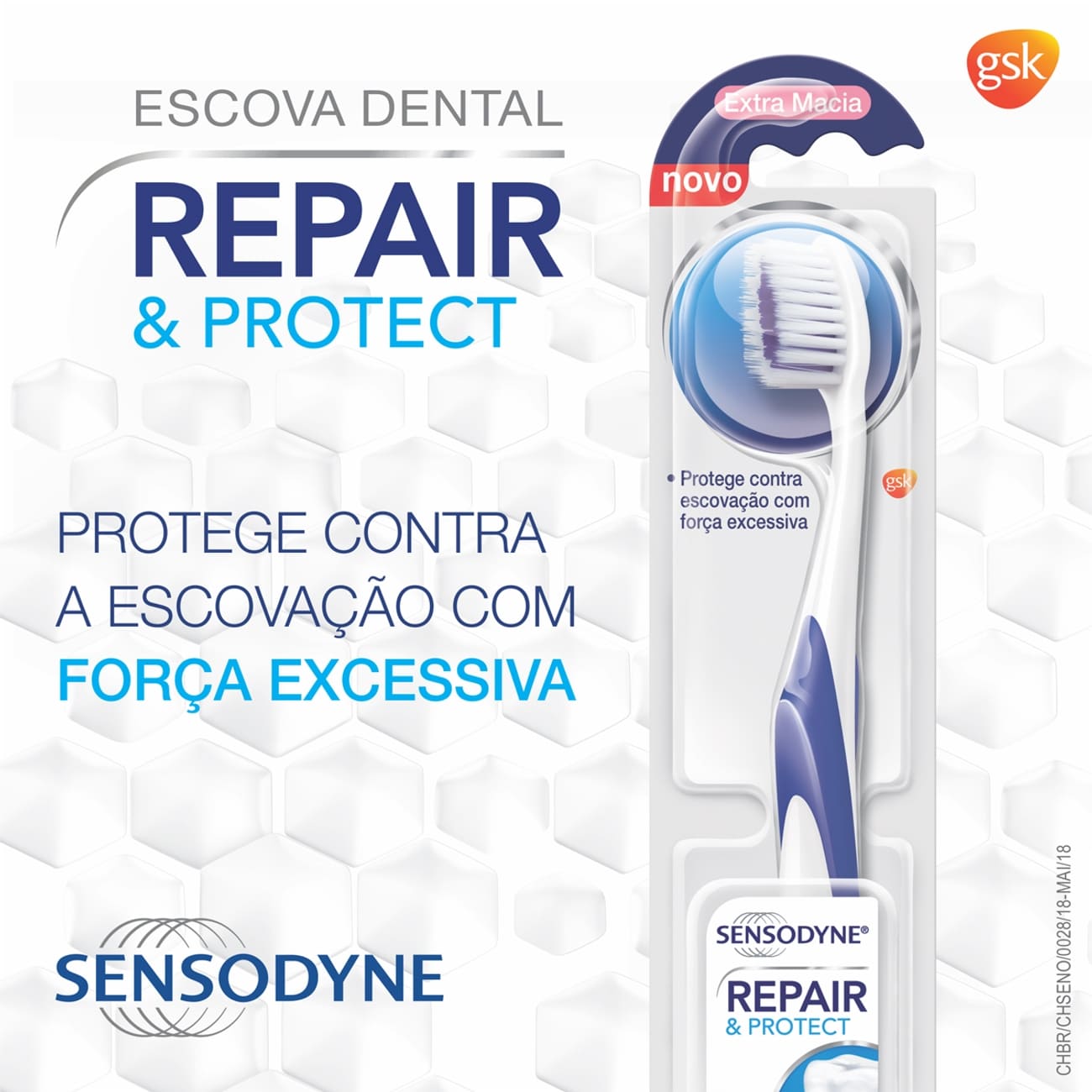 Sensodyne Repair & Protect Escova Dental Dentes Sensveis