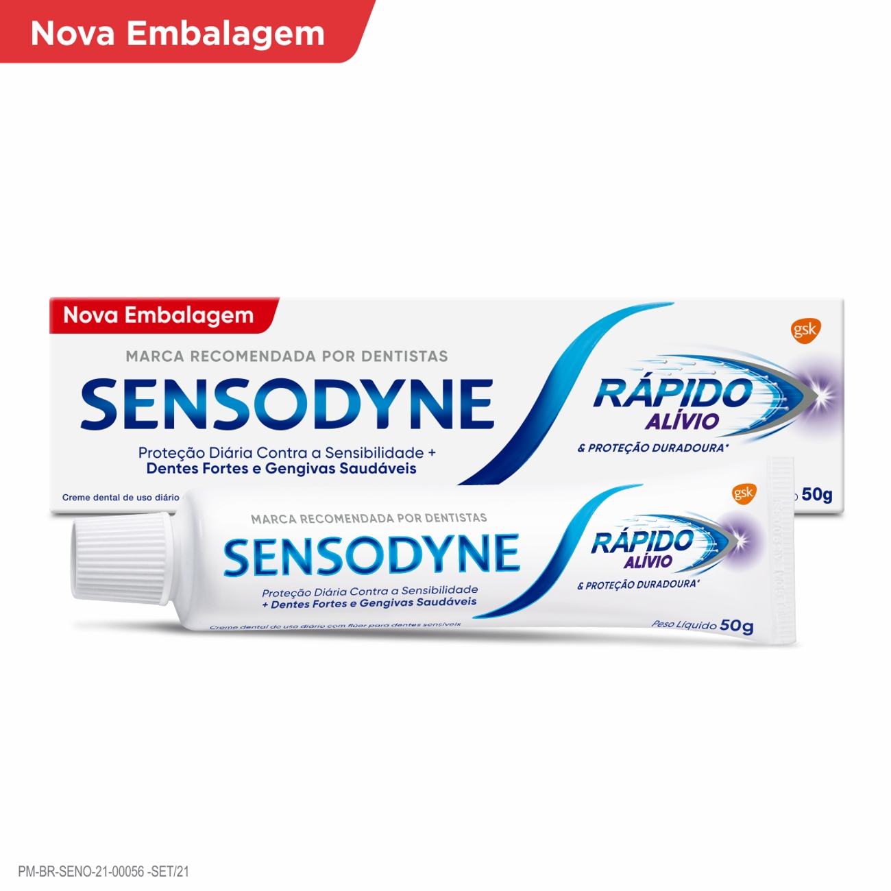 Sensodyne Rpido Alvio Creme Dental para Dentes Sensveis 50g