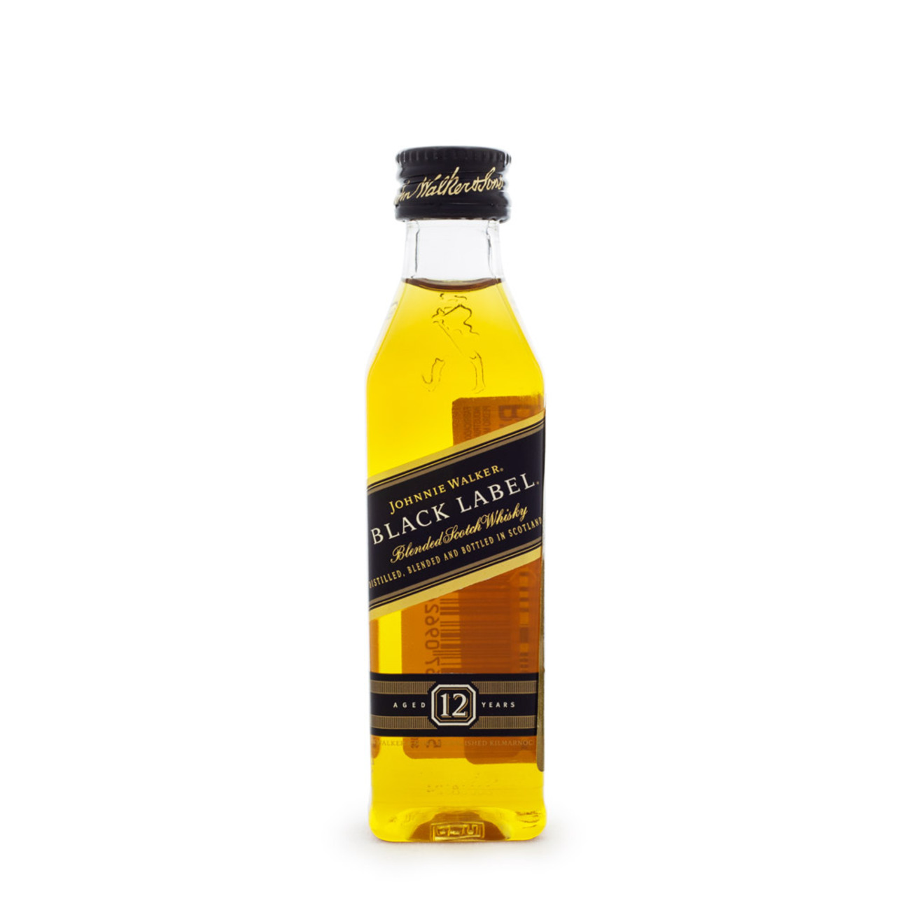 Whisky Johnnie Walker Black Label Miniatura 50mL