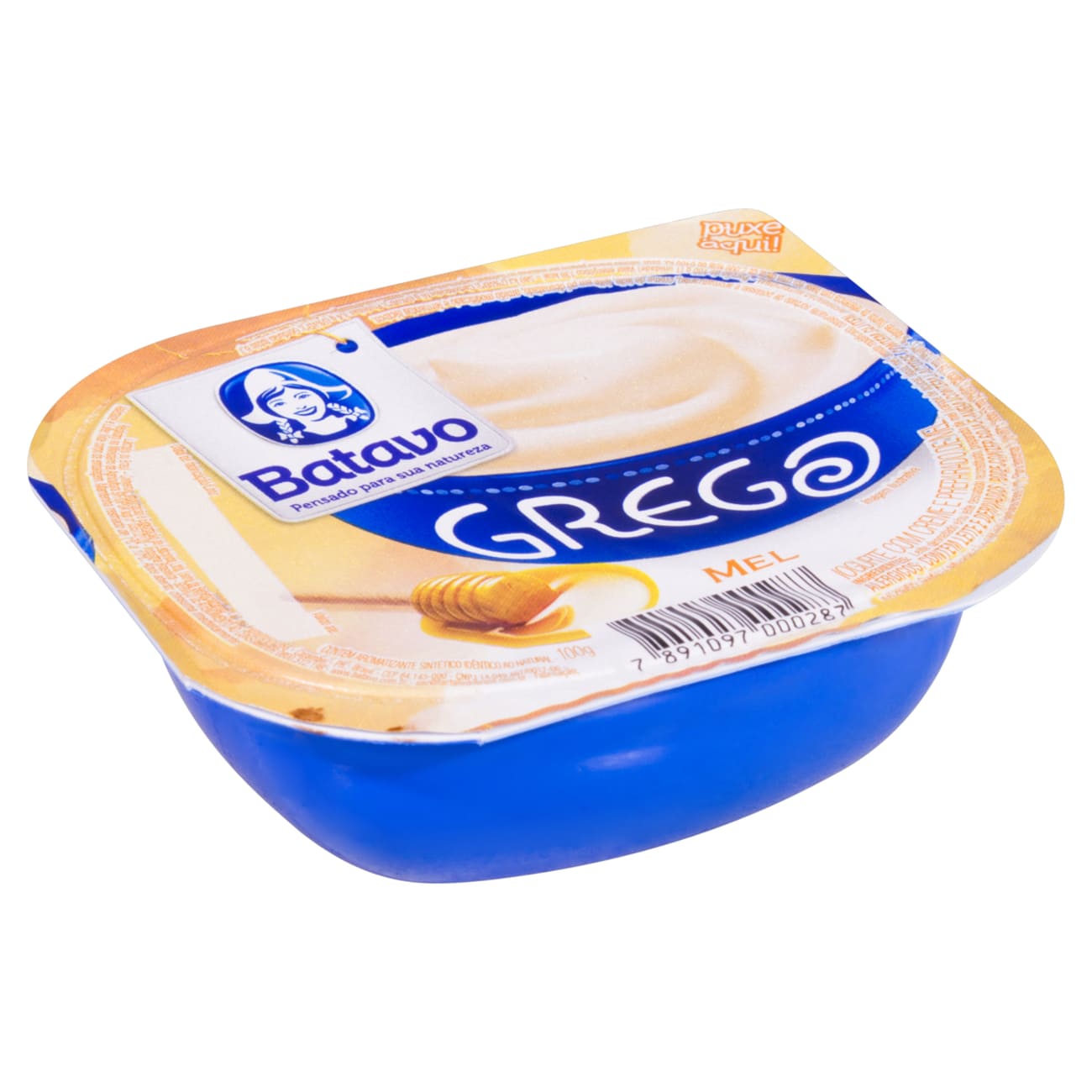 Iogurte Grego com Creme Preparado de Mel Batavo Pote 100g