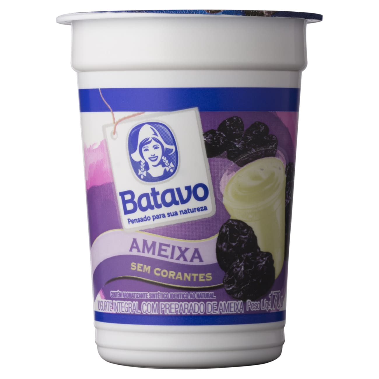 Iogurte Integral com Preparado de Ameixa Batavo Copo 170g