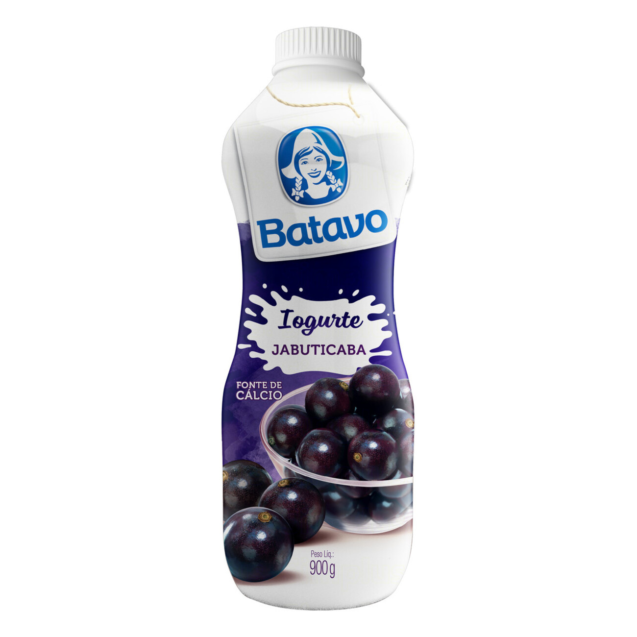 Iogurte Parcialmente Desnatado com Preparado de Jabuticaba Batavo Garrafa 900g