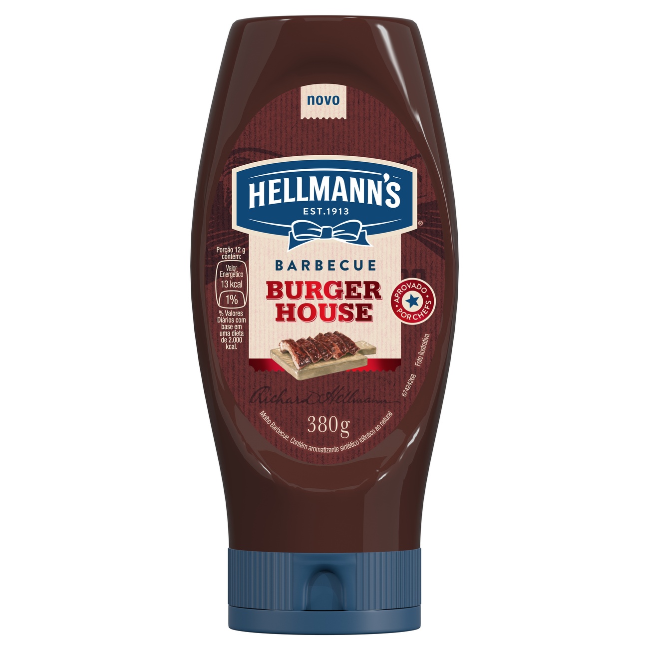 Ketchup Squeeze Hellmann's Barbecue 380g