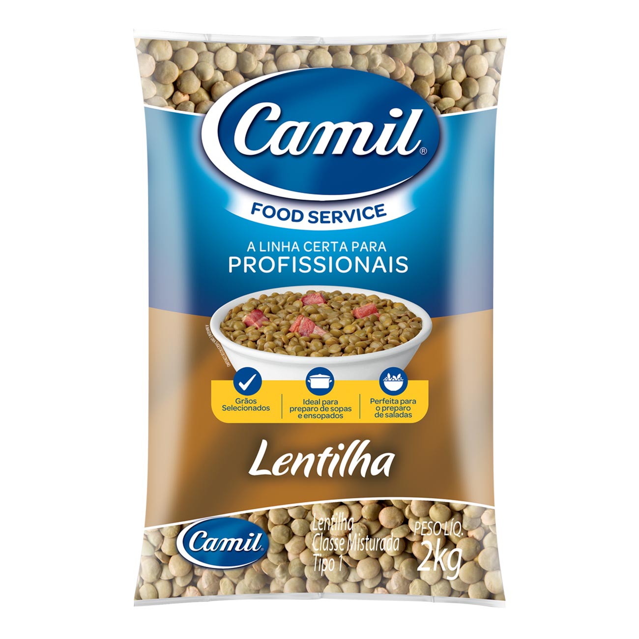 Lentilha Camil Food Service 2 Kg