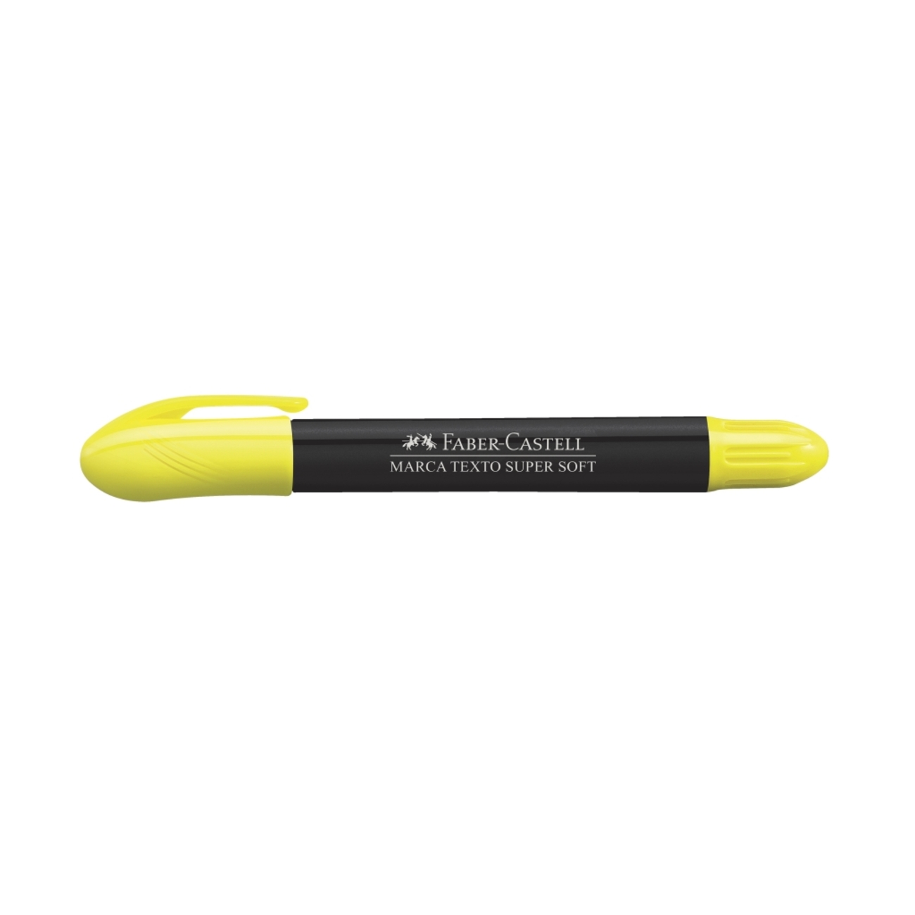 Marca Texto Faber-Castell SuperSoft Gel Amarelo 1 Cx C/ 24 Ctl