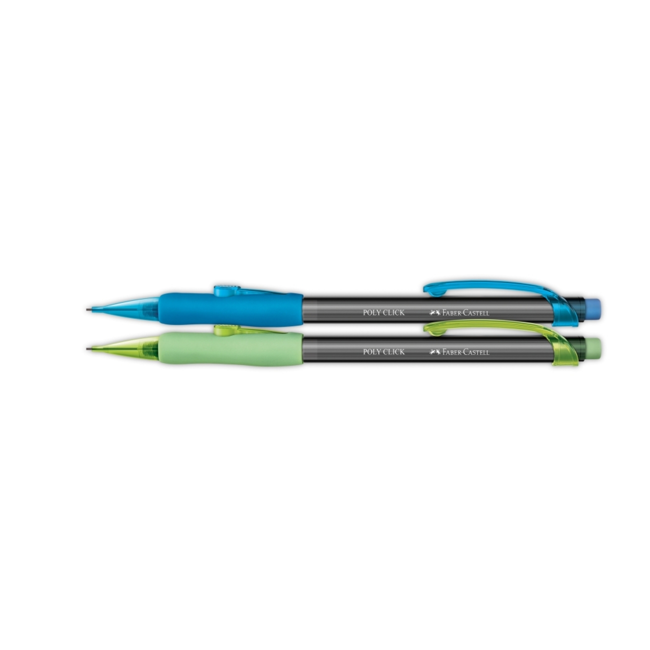 Lapiseira Faber-Castell Poly Click 0.5mm Azul e Verde 1 Cx C/ 24 Ctl