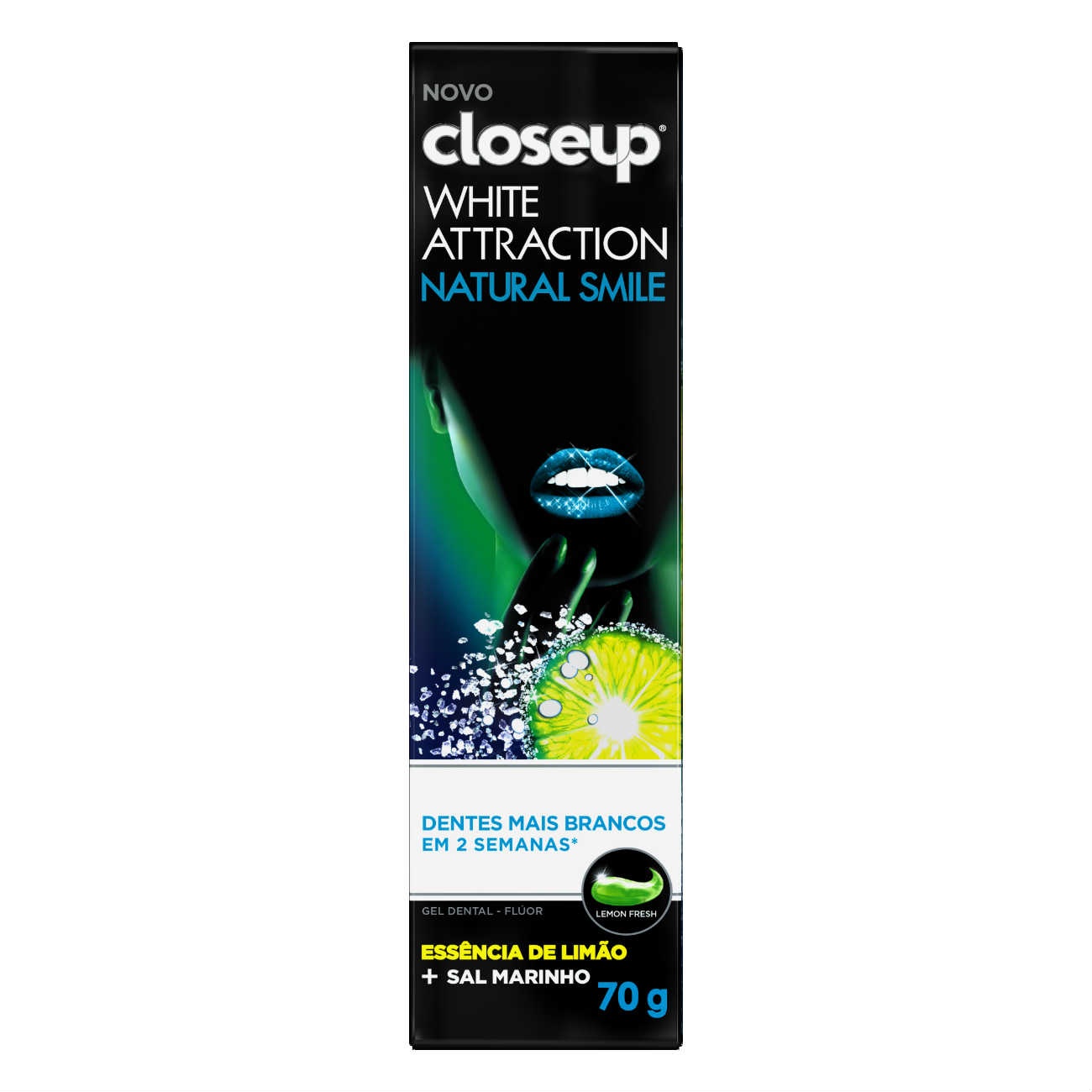 Creme Dental Closeup White Attraction Natural Smile 70g