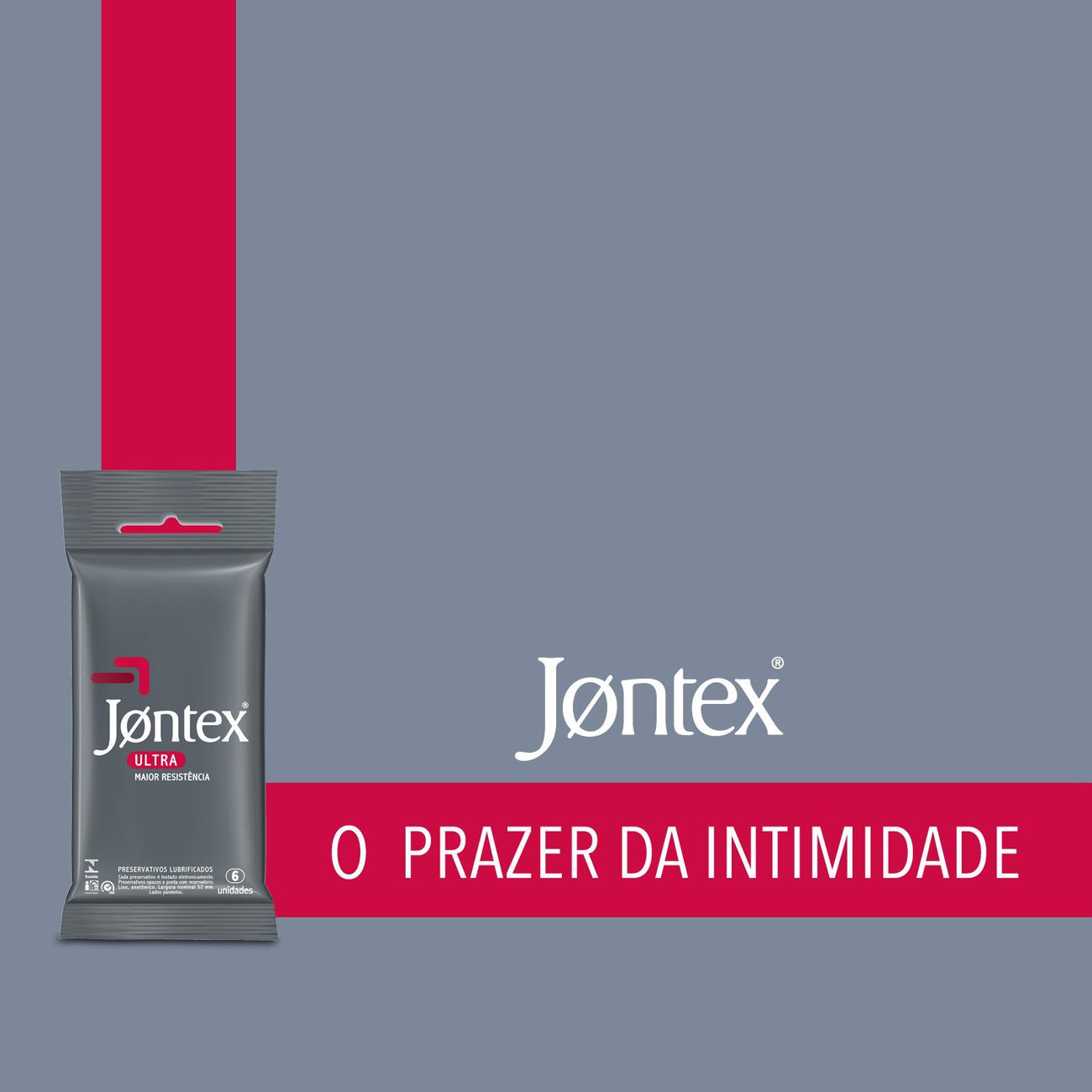 Preservativo Camisinha Jontex Ultra Resistente - 6 Unidades
