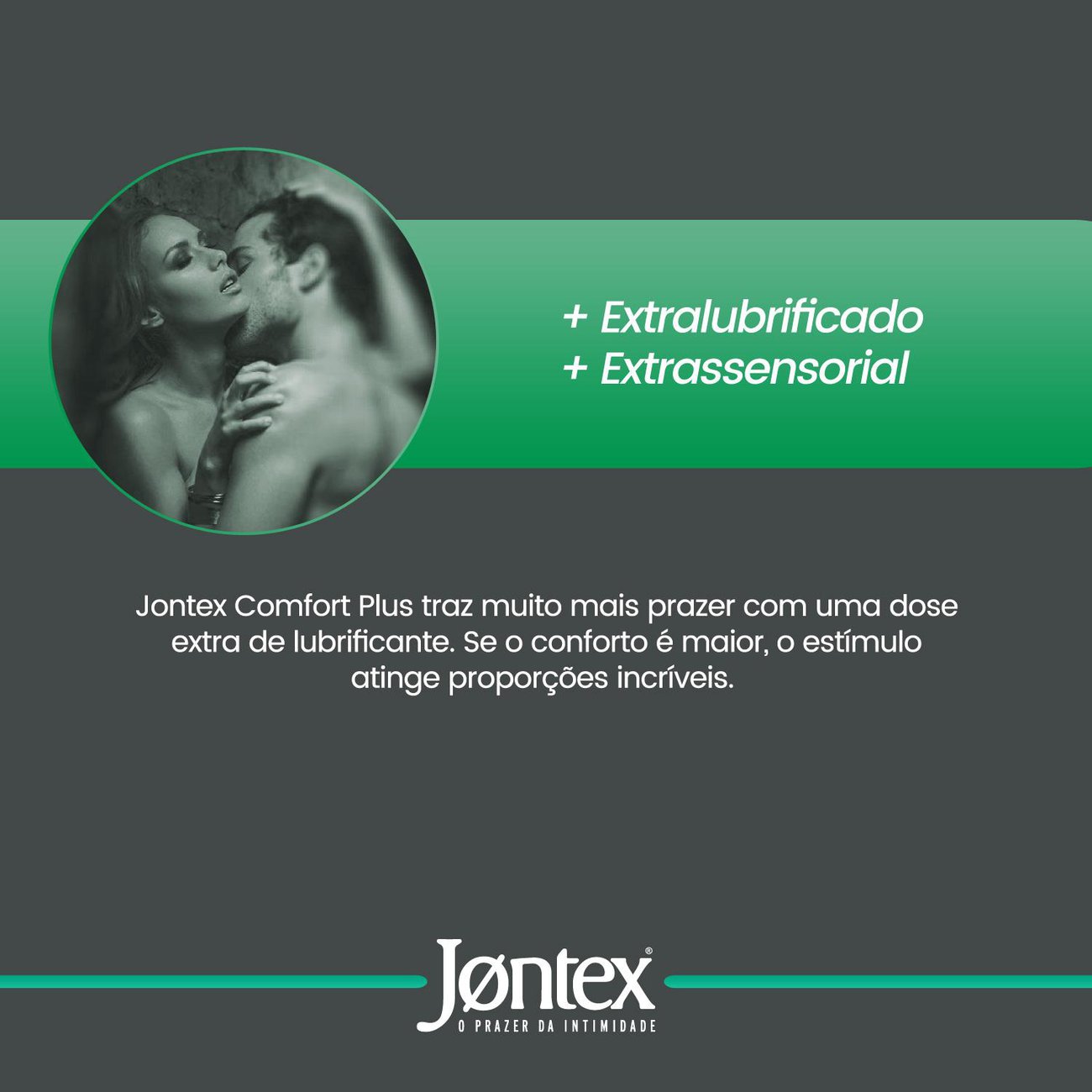 Preservativo Camisinha Jontex Extra Lubrificado - 6 Unidades