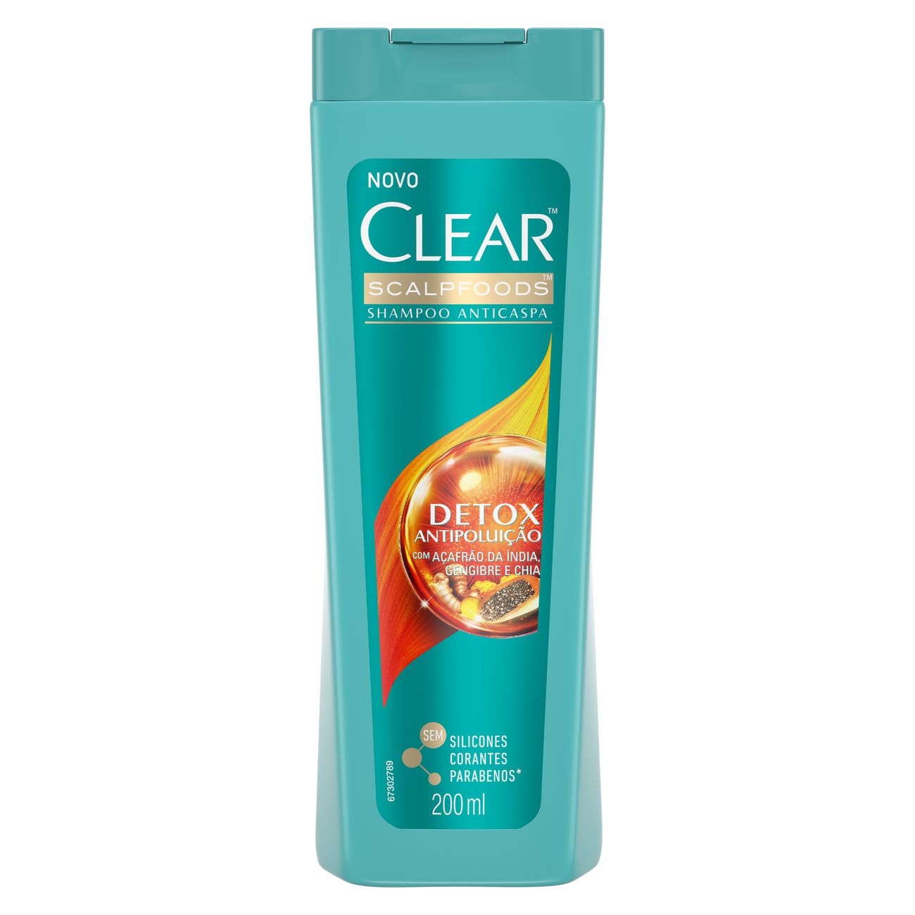 Shampoo Anticaspa Clear Detox Poluição 200ml