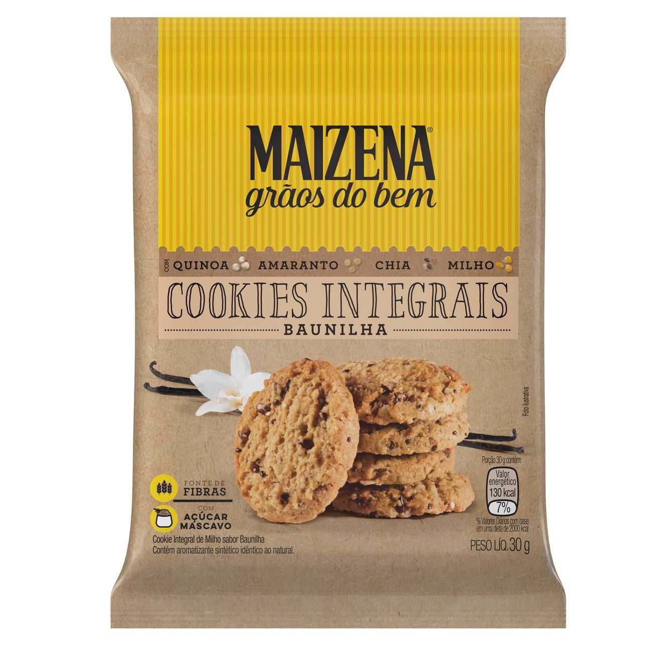 Cookies Integrais Maizena Baunilha 30g