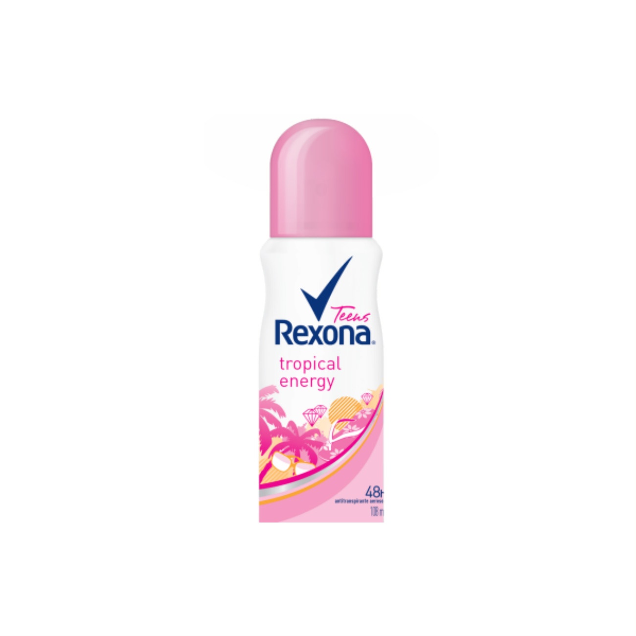 Desodorante Aerosol Antitranspirante Rexona Teens Tropical Energy 108ml