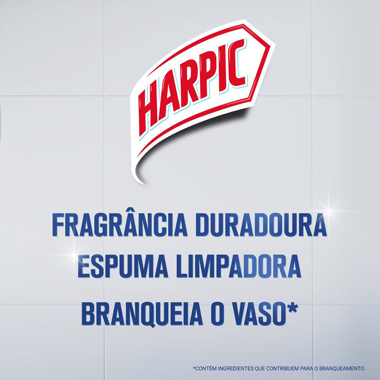 Bloco Sanitrio Harpic Fresh Power 6 com Cloro 35g