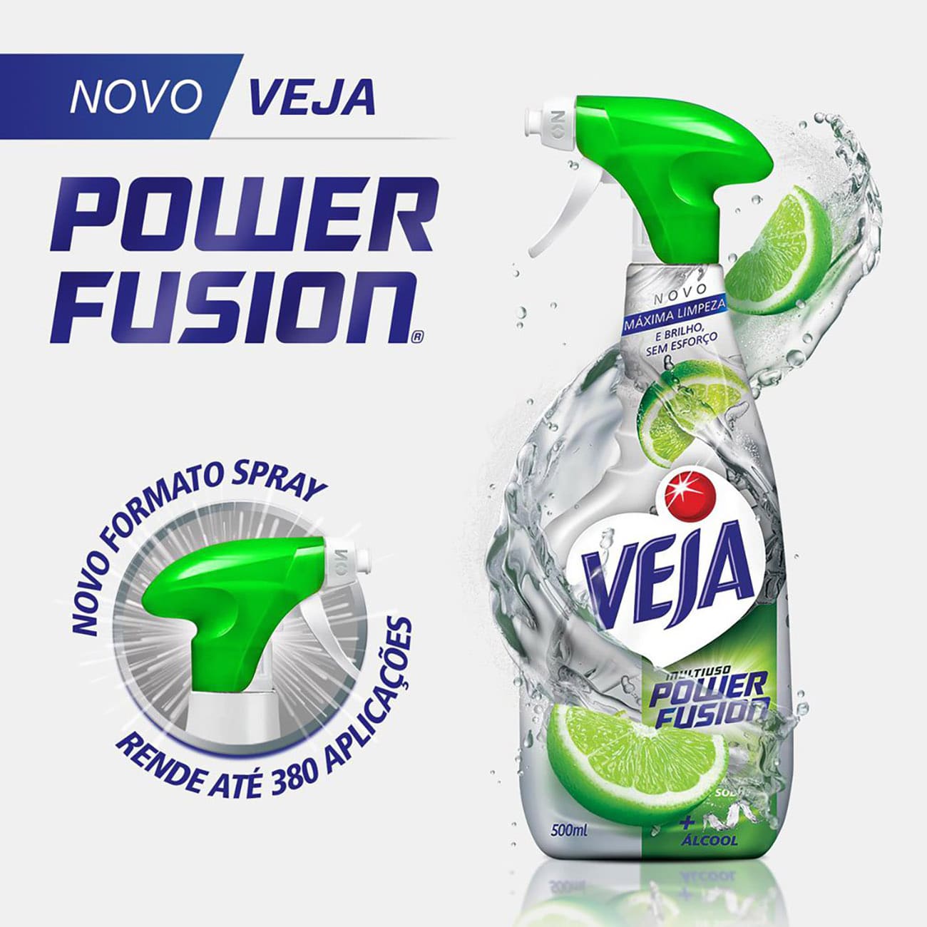Limpador Multiuso Veja Power Fusion Limo Spray 500mL