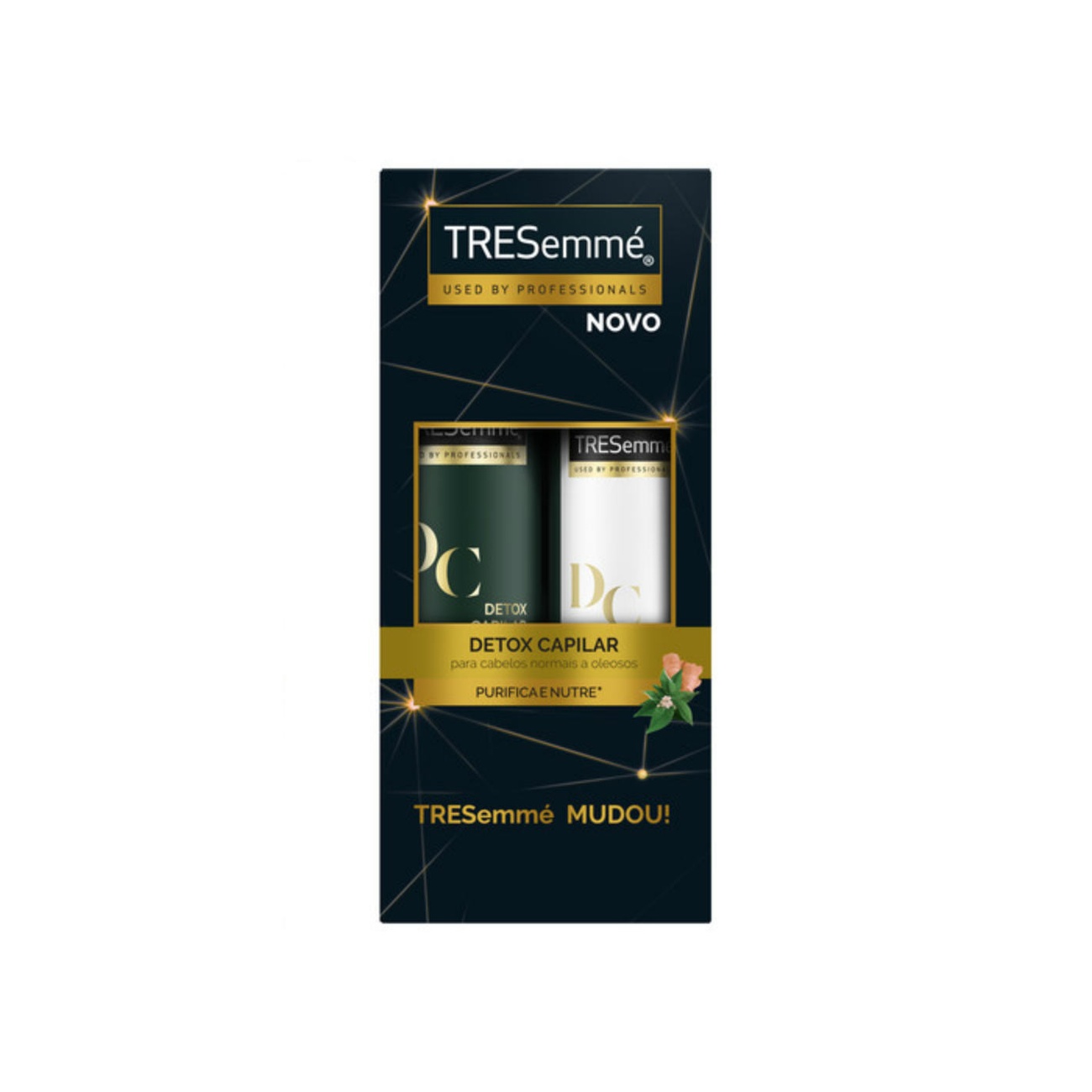 Oferta Tresemmé Shampoo Detox Capilar 400ml + Condicionador 200ml